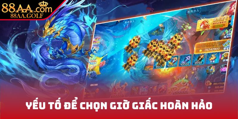 Yếu tố để chọn giờ giấc hoàn hảo
